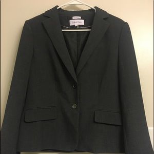 Calvin Klein Suits Charcoal Jacket Women